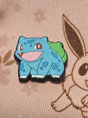 3/$10 Bulbasaur Pokémon Croc Charm – Classic Grass Starter Jibbit